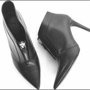 Zara Black Booties Heels